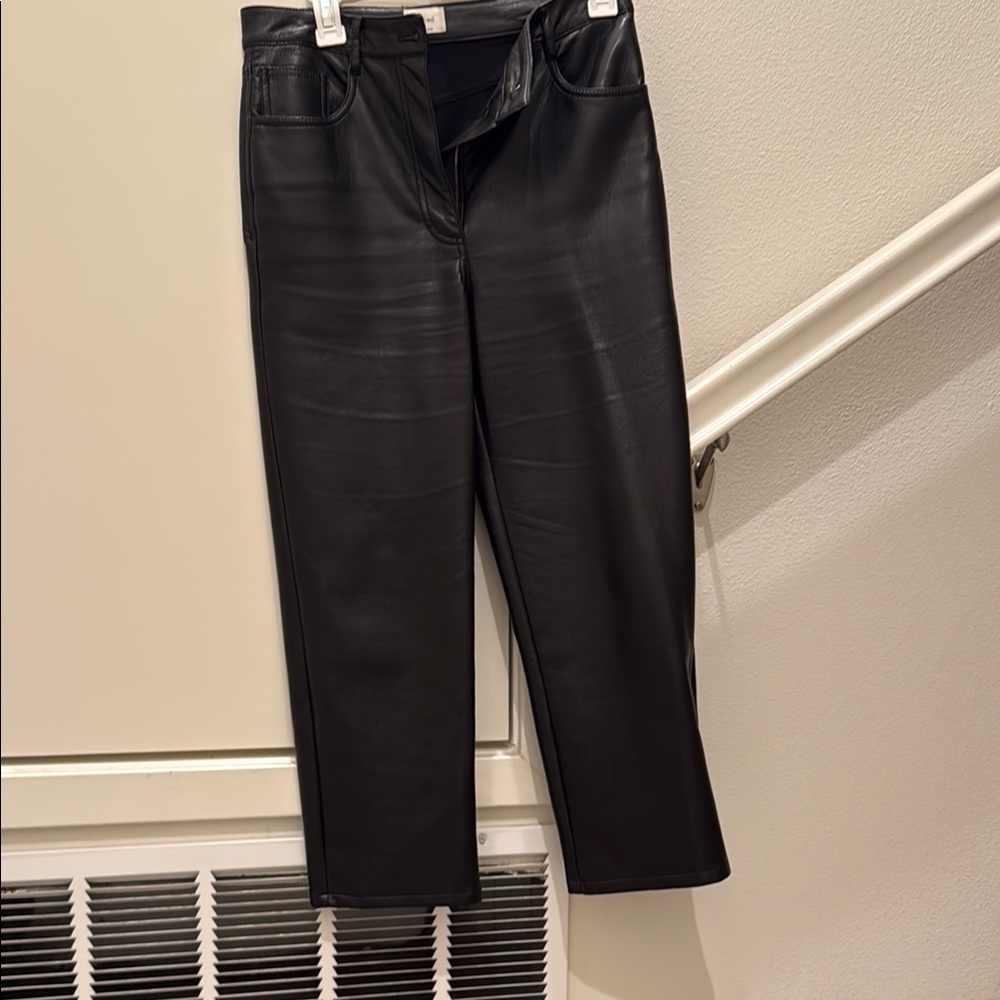 Wilfred Black Leather Melina Pants